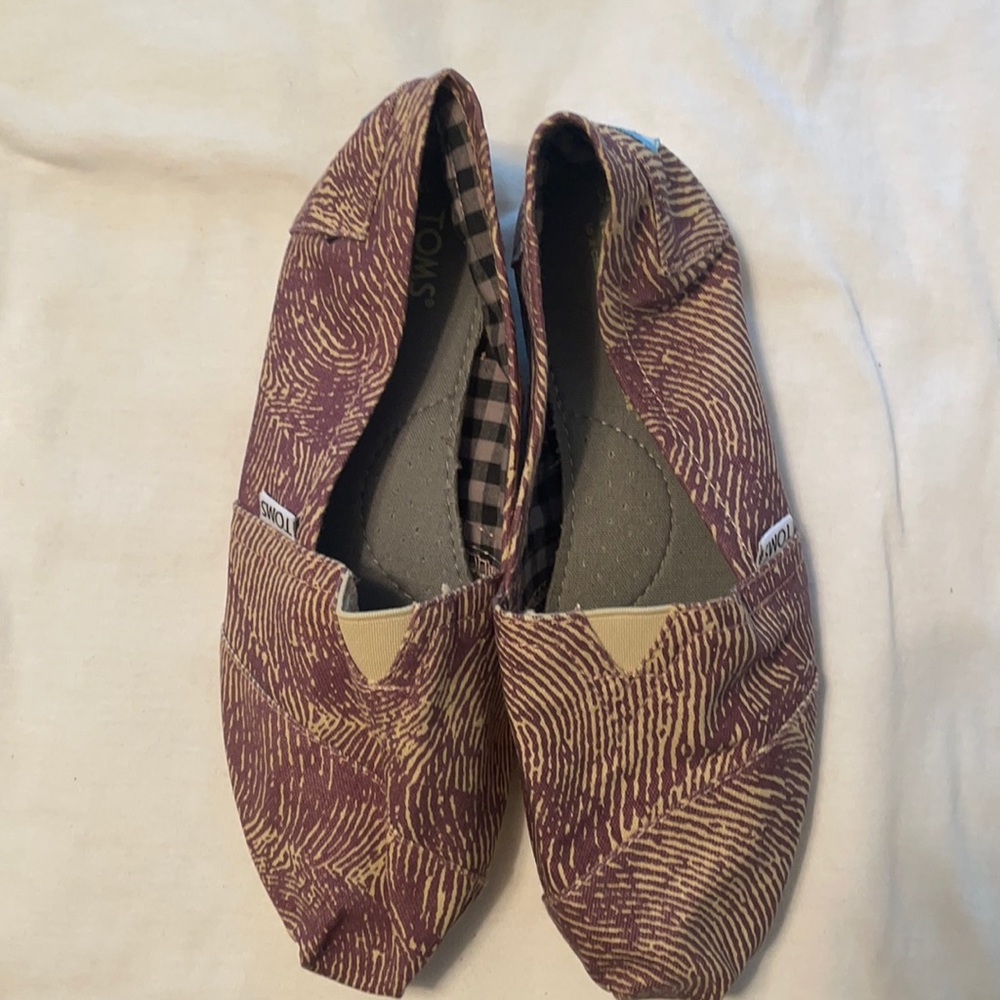 Multi print Toms shoes